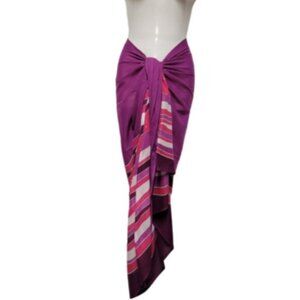 Womens Sarong Pareo Cotton Wrap HandPainted Batik Wrapskirt Beachwear -NEW